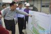 2014年6月4日省人大常委会副主任茅临生视察五大泵站工程 